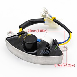 YGQ Generator AVR Automatic Voltage Regulator for 2500 Thru 4500 Watt Predator Champion Generac 30060-Y025110 Homelite 290440011 & Brushs