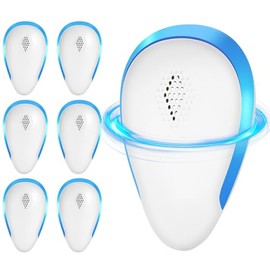 2026 Upgraded Ultrasonic Pest Repeller Indoor Insect Repeller Pestlab, Pest Control Roach, Mouse, Bugs, Mosquito, Mice, Spider, Ant, Mice Repellent Indoor, Rodent Repellent Ultrasonic Plug in, 6 Pack