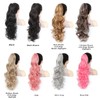 JoryJazzy 24" Ponytail Extension, Long Curly Wavy Claw Clip and