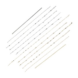 Outanaya Decorative Nail Chain for DIY Manicure Metal Chains for Unique Nail Art Designs Convenient to Apply for Beginners Salon Artists Vibrant Colors Creative Shapes