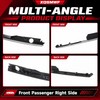 XQSMWF Front Passenger Right Side Chrome Fender Garnish Molding Trim