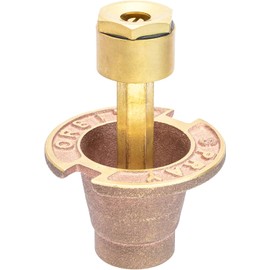 5-Pack Orbit 54070 Brass Pop-Up Flush Head Sprinkler with Full Pattern Spray Nozzle - Brass Pop-Up Sprinklers for Full Pattern Spray