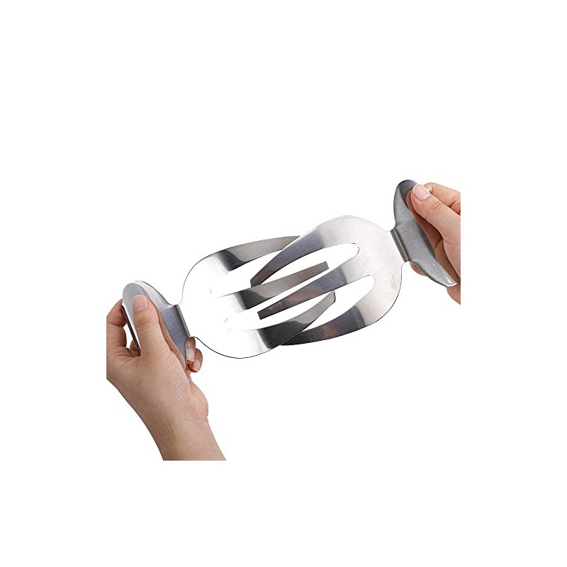 2 Salad Hands stainless Steel Salad Servers Kitchen Helper Pasta