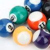 GOTOTOP 16PCS 32MM Mini Pool Ball Billiard Set,Resin Kids Pool