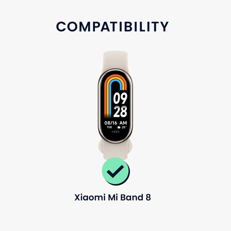 kwmobile Protective Film Compatible with Xiaomi Mi Band 8 Screen