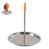BBQ Vertical Skewer, Stainless Steel Barbecue Spit Skewer Grill, Chicken