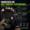 Men’s Half Finger Gym Gloves for Weight Lifting – Anti-Slip