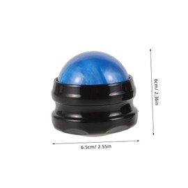 ORFOFE 2Pcs Portable Massage Roller Balls for Muscle Relaxation Handheld Spa Face Massager Smooth Design for Yoga Fitness Body Relief Stylish Convenient Massage Tool