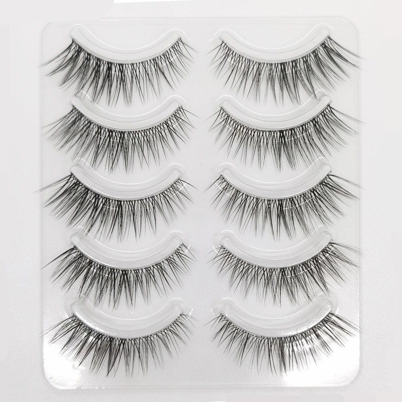 Bodermincer False Eyelashes, Natural Upper Eyelashes, 3D 023 Popular Handmade