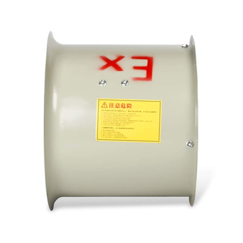 BIXIBIN 12-Inch Explosion-Proof Axial Fan, Ventilation Fan Cylinder Pipe Spray