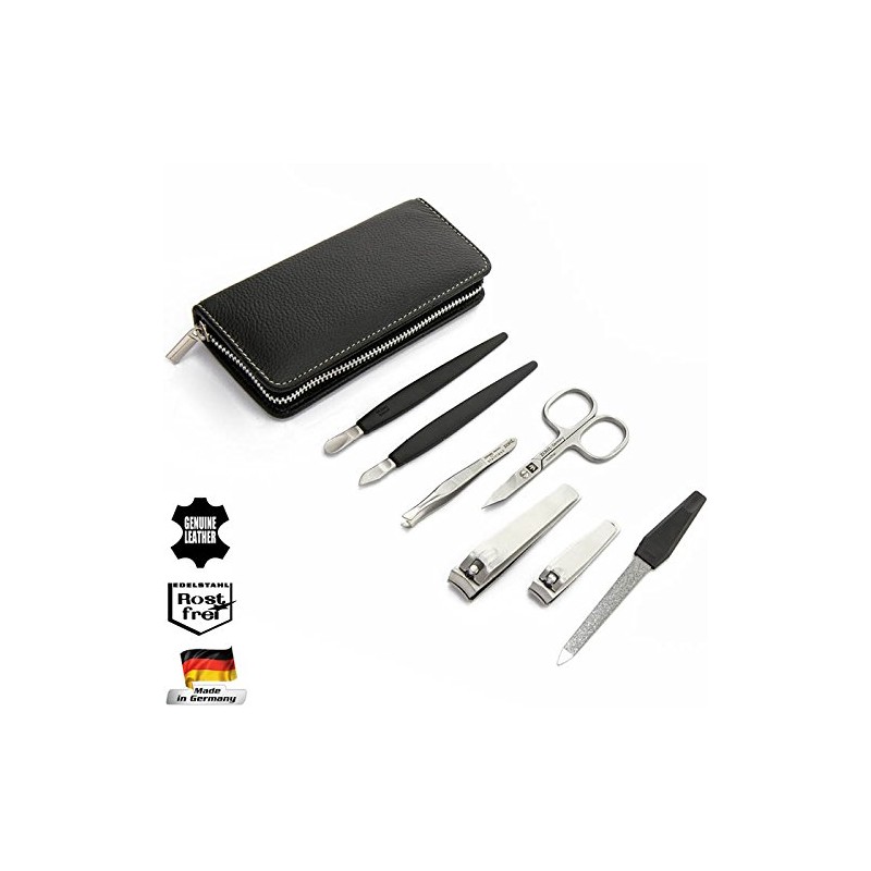 ZOHL Germany Nail Clippers Leather Set 7 Pc Manicure Set