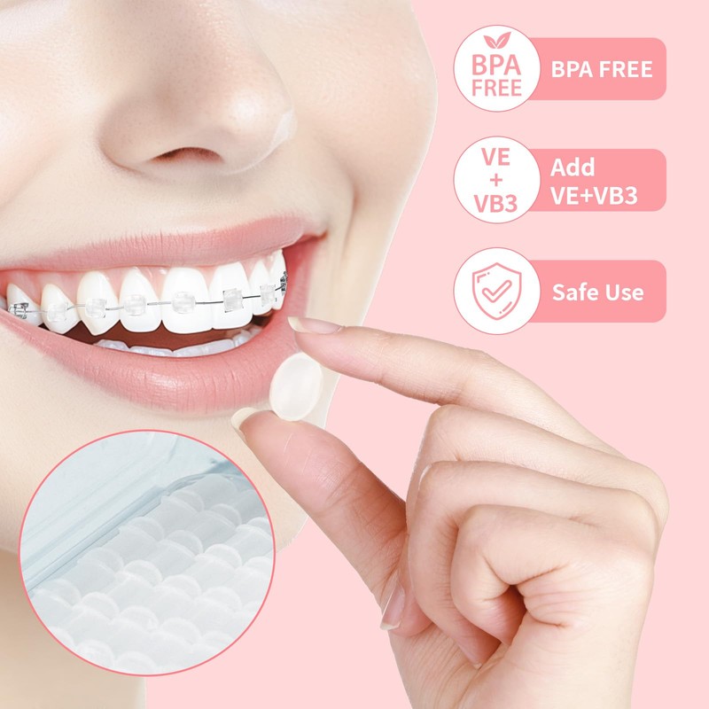 YYING 1+3 Pack Orthodontic Wax for Braces Aligners 120 Precut