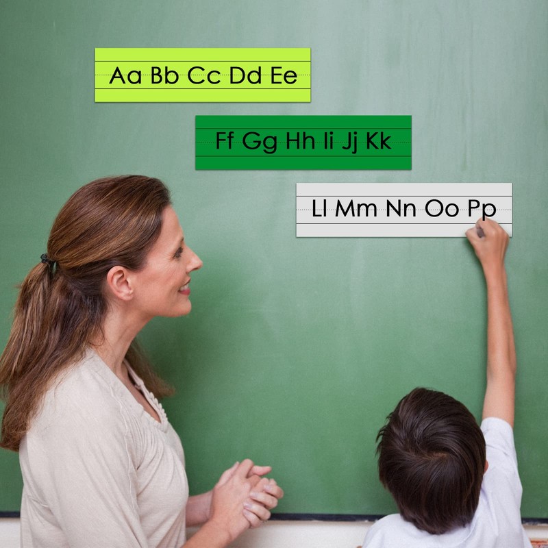 Spakon 20 Pcs Magnetic Sentence Strips for Teacher 12x3 Inch