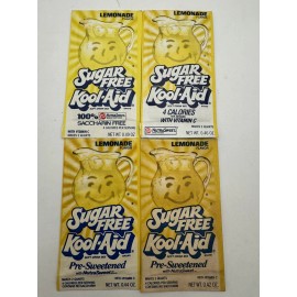 Kool-Aid Vintage SEALED Kool Aid Sugar Free Lemonade Drink Mix Packet 90s NOS