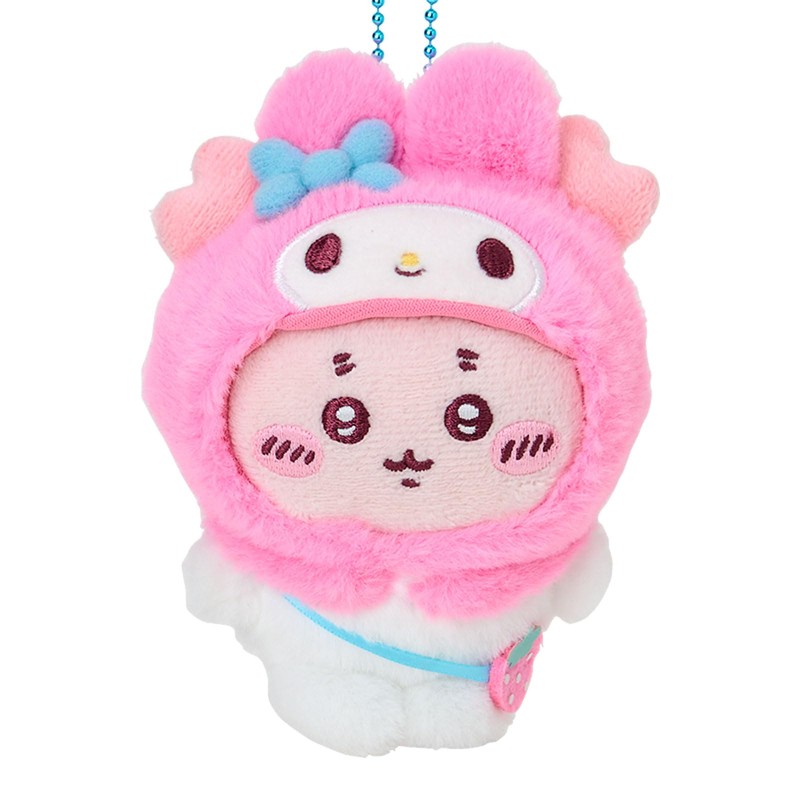 Sanrio Chiikawa 826847 My Melody Polyester Steel Mascot Holder for