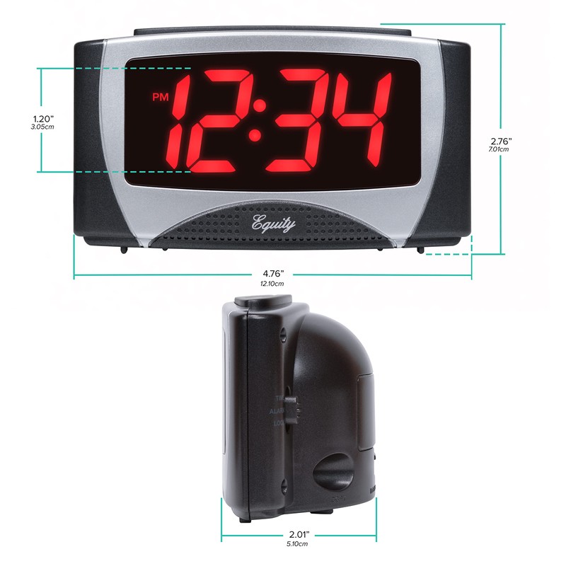 La Crosse Technology Equity 30029-USB 1.2-Inch Large LED 5V USB