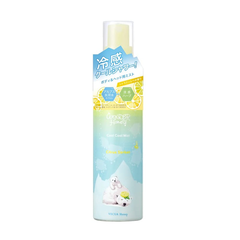 Wonder Honey Invigorating Cool Cool Mist, Citrus Sorbet