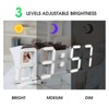 3D LED Wall Clock Brightness Adjustable Innovative 3D Table Wall