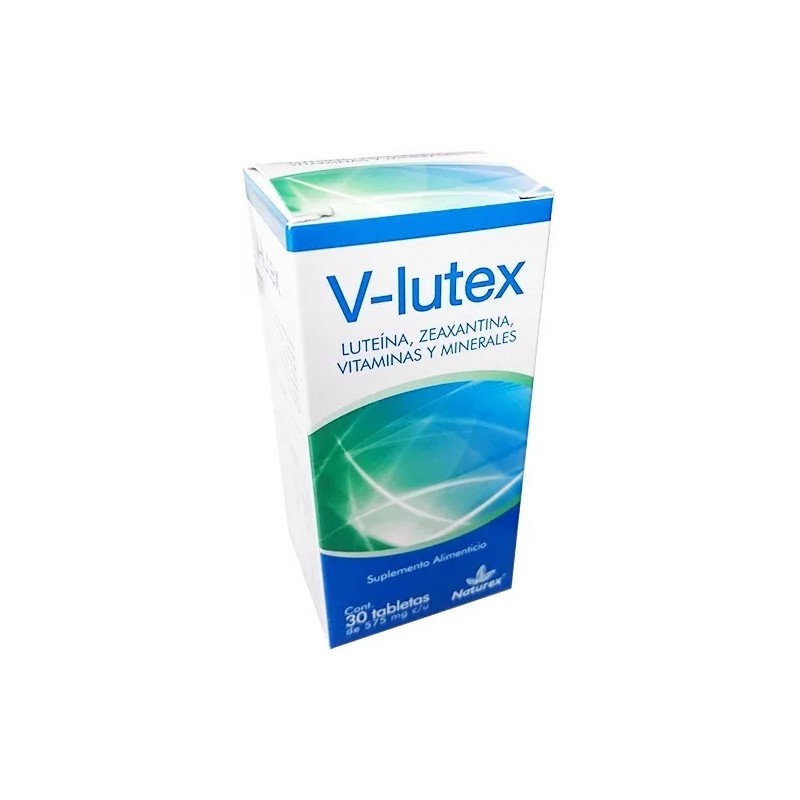 V- Lutex (luteína, Vitaminas Y Minerales) C/30 Tabs. Naturex Luteína