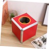 TEHAUX Raffle Box Prayer Box Red 25cm for Pranks Office