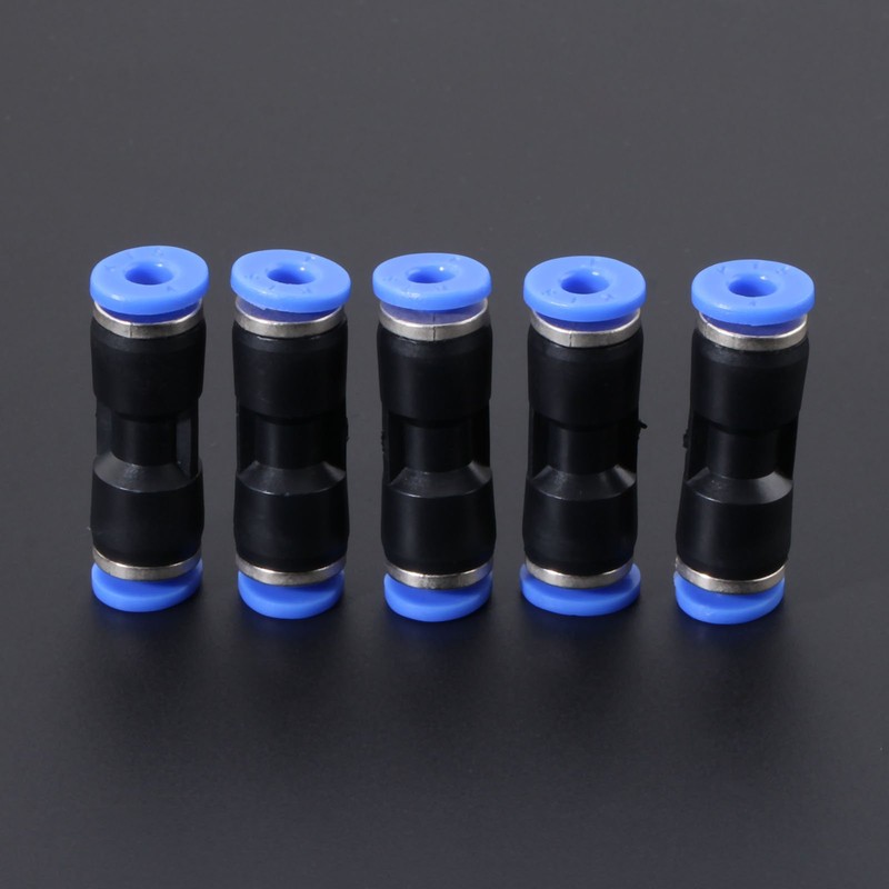 5pcs Pneumatic Fitting Pneumatic Straight Push-in Stud Fitting Connector Air
