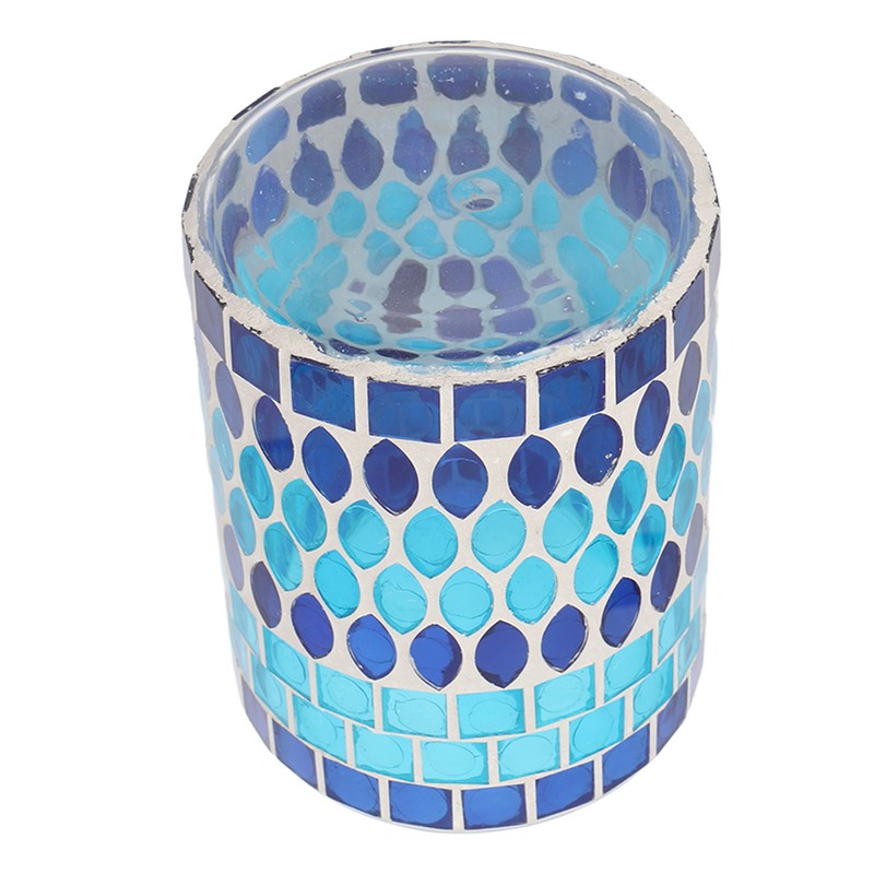 Mosaic Votive Candle Holder Handcrafted Glass Tea Light Holder for