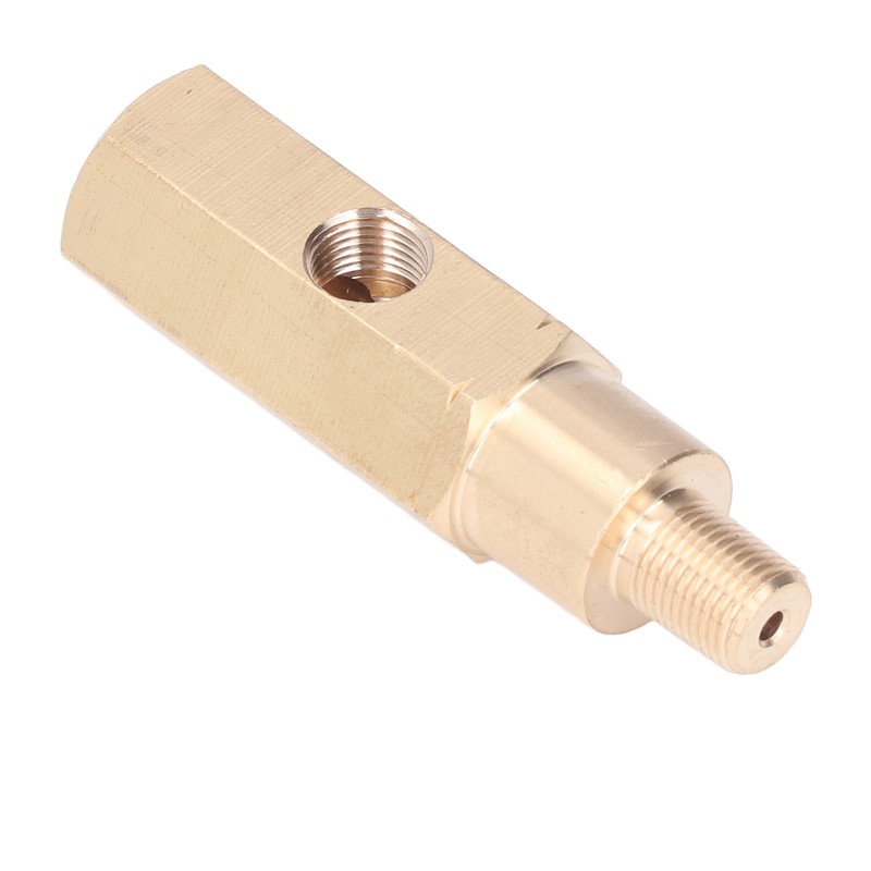 1/8in Oil Pressure Gauge Adapter Brass T Piece Sensor Sender