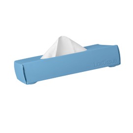LastTissue® Reusable Tissue Box - with 18 Organic Soft Cotton Wipes, Eco Friendly and Sustainable Tissue Holder and Facial Tissues for Nose, Can be used as Paper Towels for Household