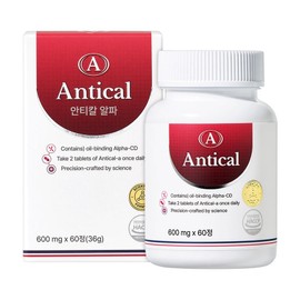 [Korea’s first] Antical Alpha 4500 Ultra-Strength Alphaolamine, 1 unit, 60 tablets / [국내 최초] 안티칼 알파 4500 초강력 알파올라민, 1개, 60정