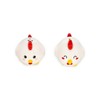 Legami - Hand Painted Ceramic Chicken Theme Salt and Pepper