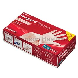 Robinson Healthcare 9586 Vinoguard Premium Vinyl Gloves, Small