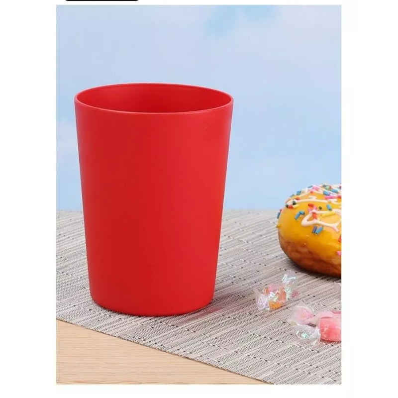 Mainstays new Mainstays 18 oz plastic tumbler red Microwave and