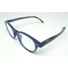 Foster Grant Seren BLU Round Reading Glasses, Blue with Rainbow