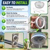 RV Furnace Vent Insect Screen – 2-Piece Stainless Steel Mesh