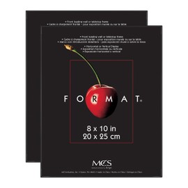 MCS Format Frame, Black, 8 x 10 in, 2 pk