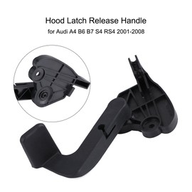 Acouto Car Hood Latch Release Handle,ABS Plastic Car Hood Bonnet Release Lever Latch Handle Fit for B6 B7 S4 RS4 2001-2008,8E1 823 533 B