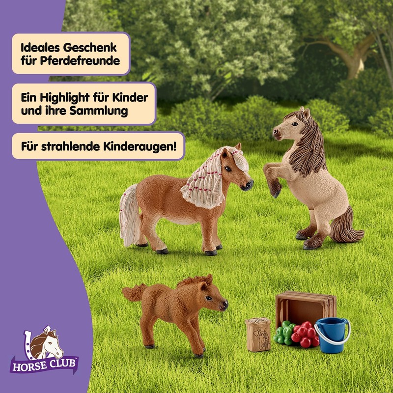 Schleich 41432 Miniature Shetland Pony Family