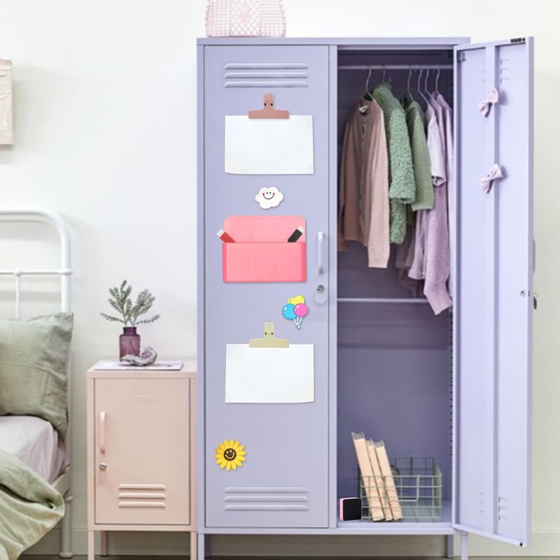 17 PCS Locker Accessories Kits for Girls with Magnetic Whiteboard