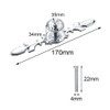 Zasiene Cabinet Knobs Crystal Pack of 5 Diamond Crystal Drawer