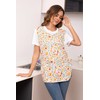 Nanxson Women Cobbler Apron with 2 Patch Pockets Cotton printed