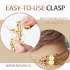 Layering Magnetic Necklace Clasp,18 K Gold and Silver Separator for