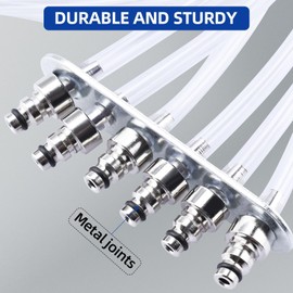 8MILELAKE Diesel Injector Flow Diagnostic Cylinder Common Rail Adaptor Test Tool Kit