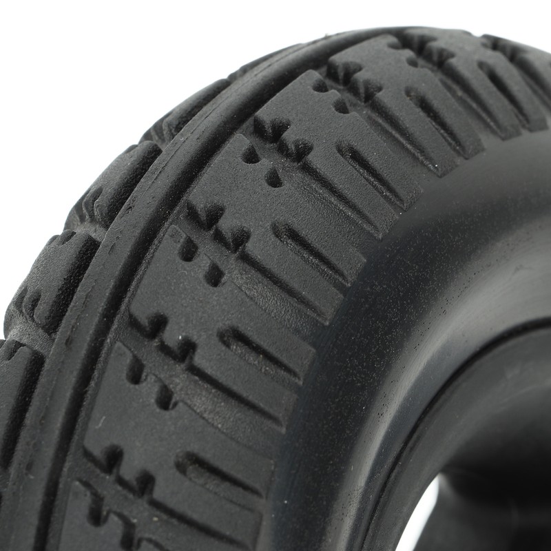 Wheelchair Wheel Replacement Non Slip Solid PU Strong Bearing Capacity