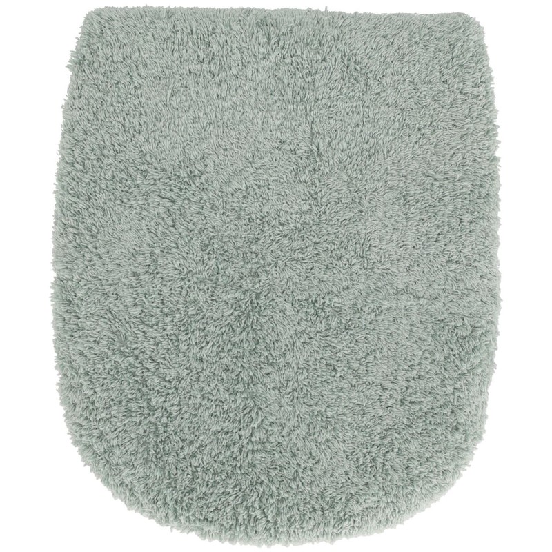 Velvet Toilet Lid Cover 50 x 45 cm