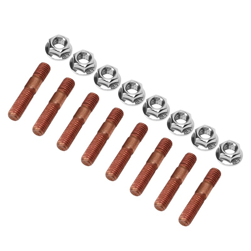 M8 1.25 Threaded Turbo Studs Kit High Pressure Resistant Exhaust