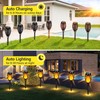 Solar Torch Lights Outdoor Flickering Flame for Halloween Decorations