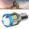 LED Motorcycle Headlight Bulb White High Brightness Wide View Aluminium