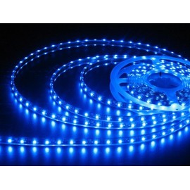 JnDee Blue 1M Waterproof Dimmable LED Flexible Strip, 100CM 1 Metre 60 Bright SMD LED, 12V Ideal for Gardens, Homes, Aquariums, Cars, Etc