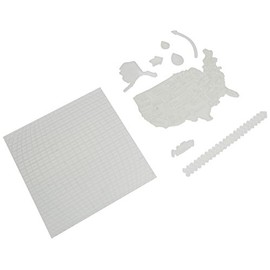 We R Memory Keepers Map Lifestyle Letterpress Plates