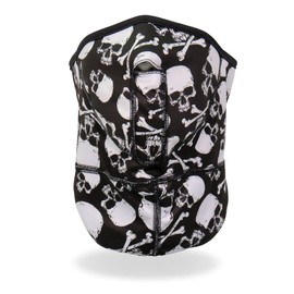 Hot Leathers FWC2003 Skull and Crossbones Face Wrap Neck Warmer - One Size Fits Most